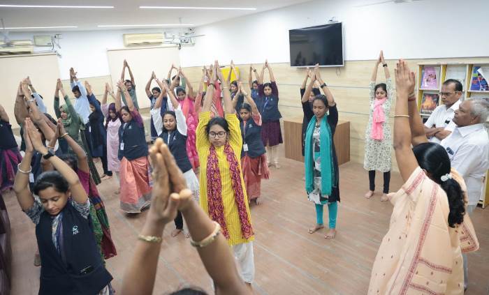 International Yoga Day Celebration at AJK College9